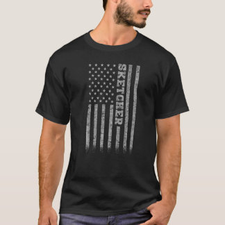 Sketcher American Flag T-Shirt