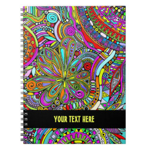 Sketching Fantasy Art - Abstract Flowers 1 Notebook
