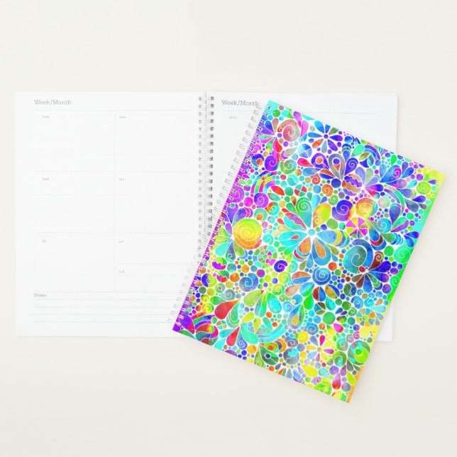Sketching Fantasy Art - Abstract Flowers 2 Planner (Display)
