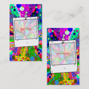 Sketching Fantasy Art - Abstract Neon Shift 1 Business Card