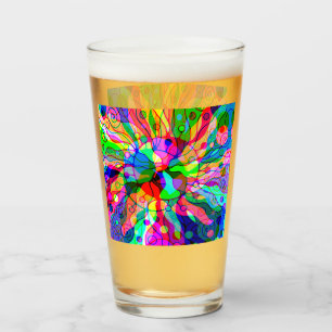 Sketching Fantasy Art - Abstract Neon Shift 1 Glass