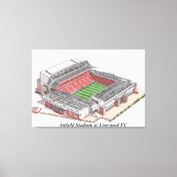 Sketching of Anfield Stadium home of Liverpool FC