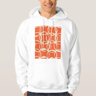 Sketchy Circles Trendy Seamless Design Hoodie