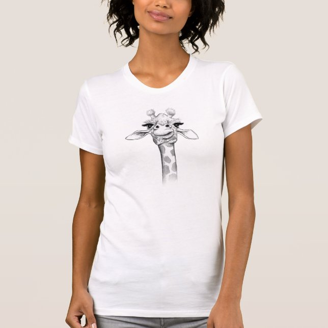 Sketchy Giraffe T-Shirt (Front)