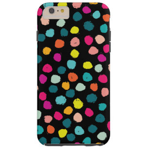 Sketchy Happy Colour Dots Tough iPhone 6 Plus Case