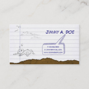 Sketchy Paper Business Card