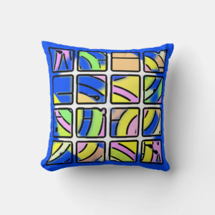 Sketchy Squares Pillow