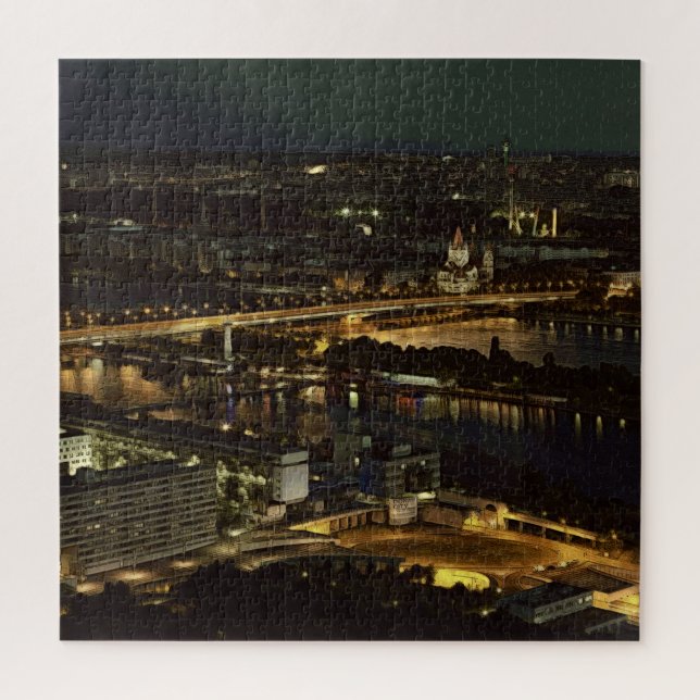 Sketchy - Vienna at Night Jigsaw Puzzle (Vertical)