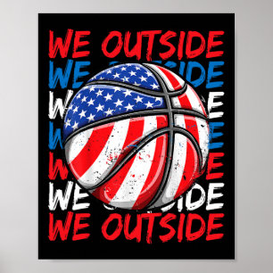 Sketll 4th Of July Memes Usa American Flag We Outs Poster