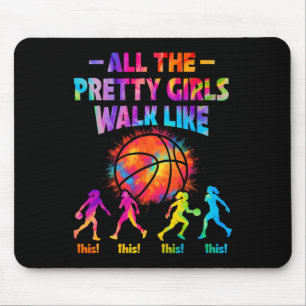 Sketll All Pretty Girls Walk Like This For Women T Mouse Pad