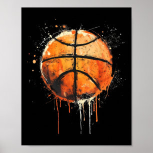 Sketll Artwork Sketll Hoop Colourful Watercolor 1 Poster