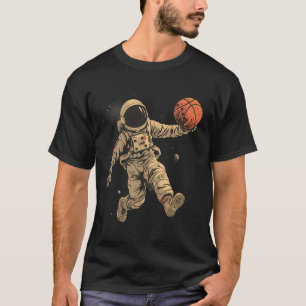 Sketll Astronaut Sketll Hoop Slam Sketll Lover T-Shirt