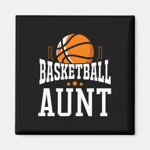 Sketll Aunt Team Sports Fan Magnet