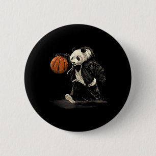 Sketll Bear Animal Art Sketll Hoop Panda Drawing 6 Cm Round Badge