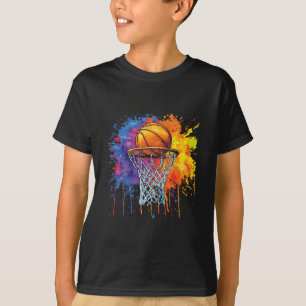 Sketll Colorful Drip Graphic 1  T-Shirt