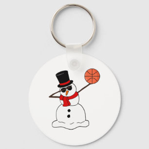 Sketll Dabbing Snowman Light Christmas Sketll Play Key Ring