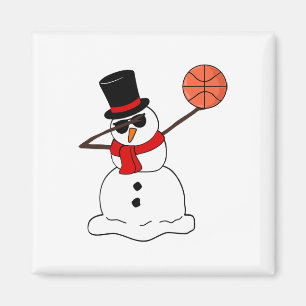 Sketll Dabbing Snowman Light Christmas Sketll Play Magnet
