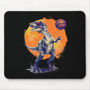 Sketll Dino T-rex Artwork Drawing Sketll Lover  Mouse Pad