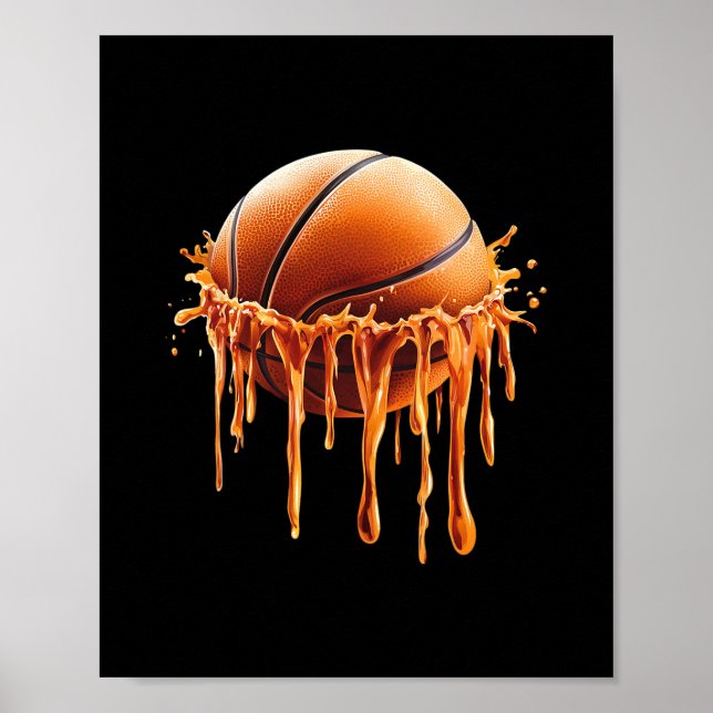 Sketll Drip Graphic  Poster (Front)