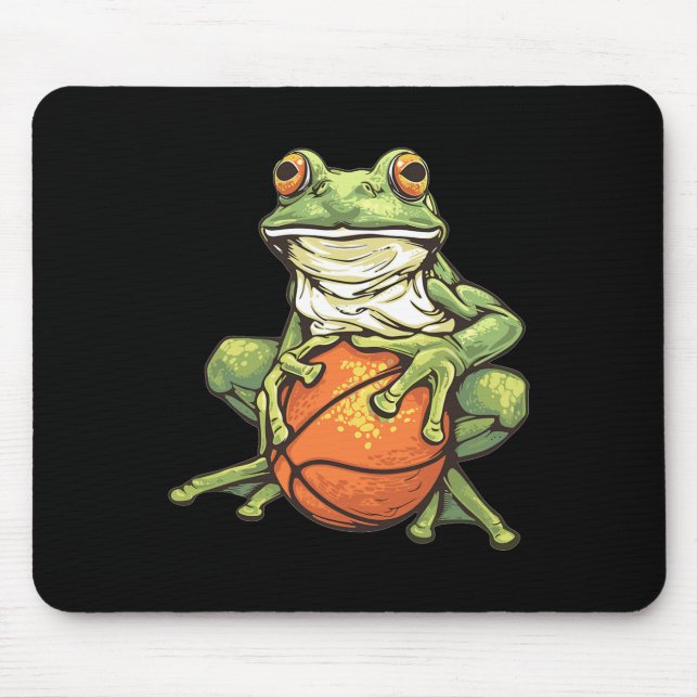 Sketll Frog  Mouse Pad (Front)