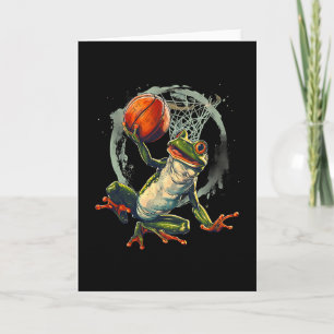 Sketll Frog Toad Slam Dunk Artwork Sketll Hoop  Card