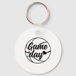 Sketll Game Day Sports Bll Coach Sketll Player Key Ring
