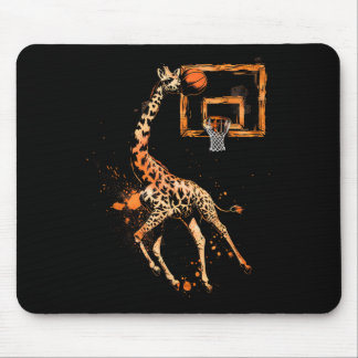 Sketll Giraffe Slam Dunk Drawing Sketll Lover Mouse Pad