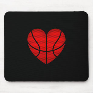 Sketll Heart Valentines Day For Boys Girls Sports Mouse Pad