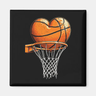 Sketll Heart Valentines Day Sports Boys Youth Magnet