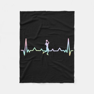 Sketll Heartbeat Gift Apparel Teen Girl Fleece Blanket