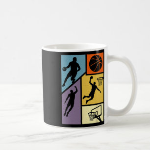 Sketll Hoop Life Player Vintage Sport Player Men B Coffee Mug