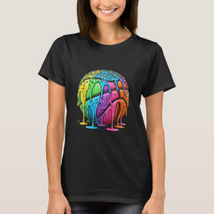 Sketll Ice Cream Drip For Boys Girls Dripping Sket T-Shirt