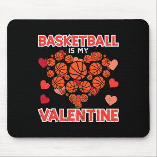 Sketll Is My Valentine Funny Men Boys Kids Teen Yo Mouse Pad