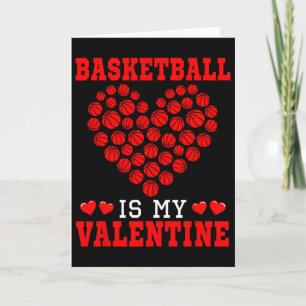 Sketll Is My Valentine Player Team Cute Hearts Sha Card