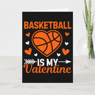 Sketll Is My Valentine Sport Lovers For Men Women Card