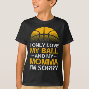 Sketll Lover I Only Love My Ll And My Momma Funny T-Shirt