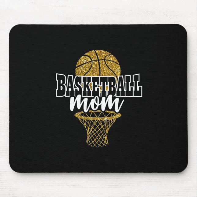 Sketll Mom Sket Hoop  Mouse Pad (Front)