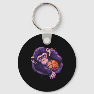 Sketll Monkey Animal Art Drawing Sketll Lover Key Ring
