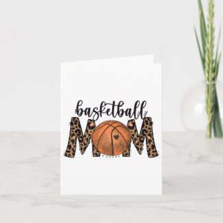 Sketll Mum Leopard Print Cheetah Proud Mum Sport  Card
