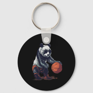 Sketll Panda Bear Artwork Drawing Sketll Lover Key Ring