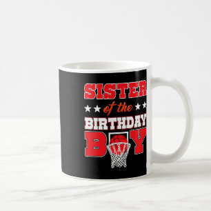 Sketll Party Sister Of The Birthday Boy Ller Famil Coffee Mug