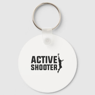 Sketll Player Active Shooter Sketll Lovers Men Wom Key Ring