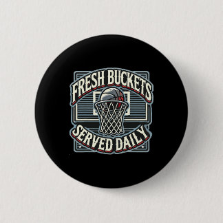 Sketll Player Fresh Buckets Served Daily Bll 2 6 Cm Round Badge