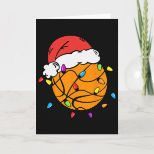 Sketll Santa Claus Hat Christmas Light Xmas Boys K Card