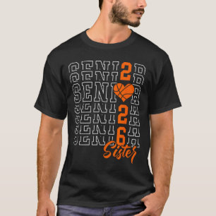 Sketll Senior Sister Graduation Cl Of 2026 Senior  T-Shirt