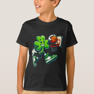 Sketll Shamrock Lucky Clover Irish St Patrick's Da T-Shirt
