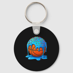 Sketll Shirts Kids Ice Cream Drip Sketll Youth Gir Key Ring