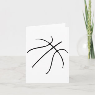 Sketll Silhouette Bll Gift Sketll Coach Sports Card