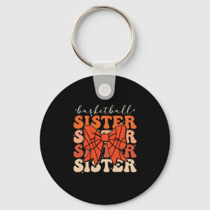 Sketll Sister Vintage Sport Lover Sister Mothers D Key Ring