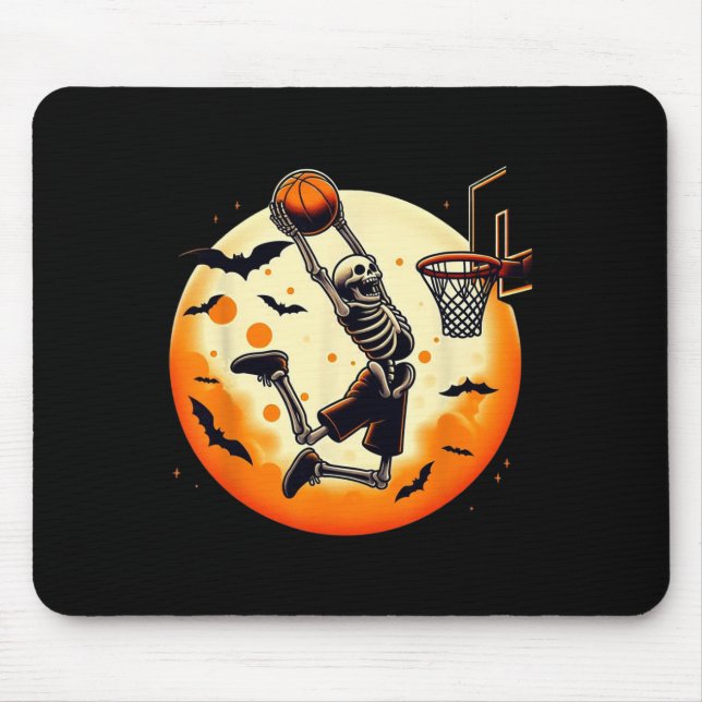 Sketll Skeleton Halloween Men Boys Sketll Hallowee Mouse Pad (Front)